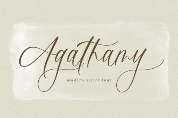 Agathamy: A Handwritten Font for Modern Web Design