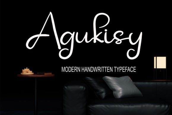 Agukisy: A Handwritten Font for Modern Branding