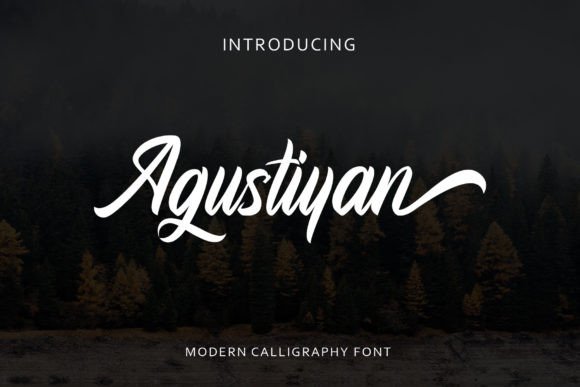 Agustiyan: A Handwritten Font for Elegant Editorial Design