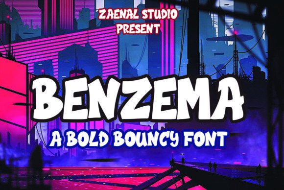 Benzema: A Bold Graffiti Typeface for Modern Brand Identity