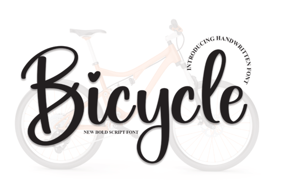 Bicycle Font for Modern Web Design