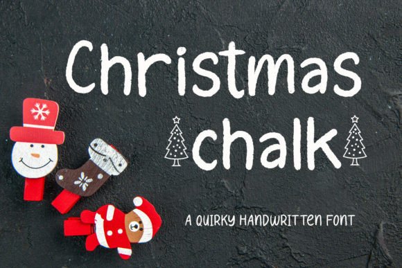 Christmas Chalk: A Festive Font for Design Projects