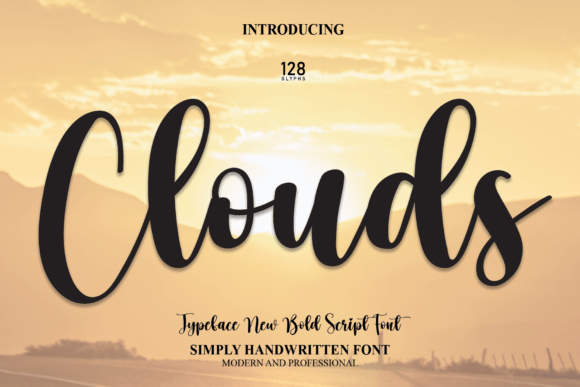 Clouds Font for a Softer Editorial Design