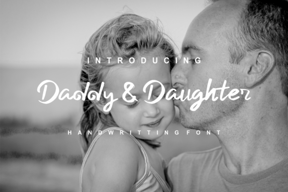 Daddy and Daughter Font for Web Design Projects