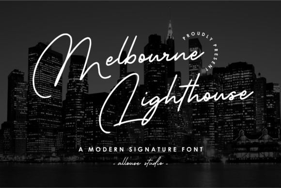 Discover Melbourne Lighthouse Font for Handmade Projects