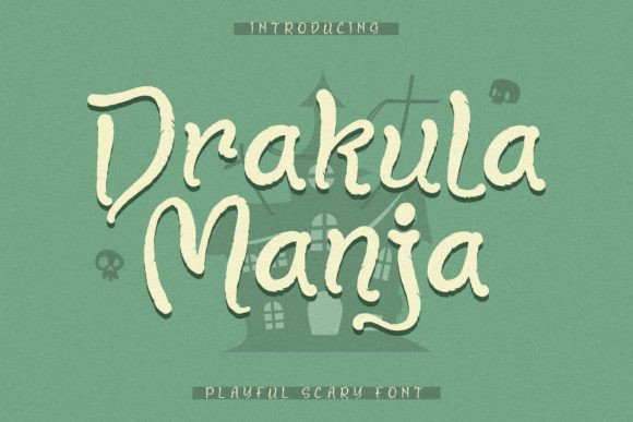 Drakula Manja – A Playful Font for Web Design