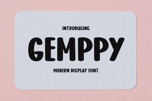 Gemppy: A Sleek Handwritten Font for Creative Projects