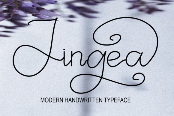 Jingea Script Font for Web Design
