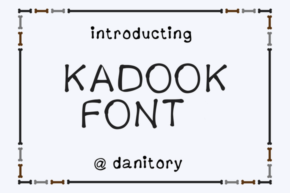 Kadook: The Handwritten Typeface That Elevates Editorial Design