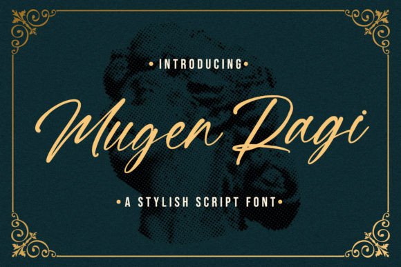 Mugen Ragi: A Modern Script Font for Creative Makers