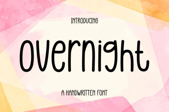 Overnight Font for Business Branding