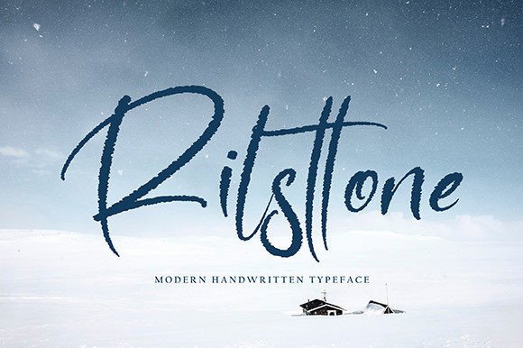 Rilststone: A Handwritten Font for Craft Creations