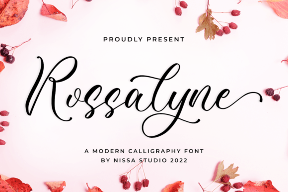 Rossalyne: A Delicate Script Font for Polished Branding