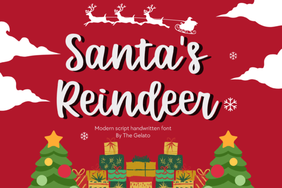 Santa’s Reindeer Font for Festive Branding