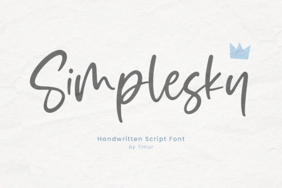 Simplesky Font for Branding That Feels Personal
