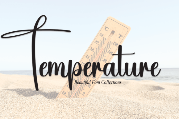 Temperature: A Handwritten Font That Elevates Editorial Design