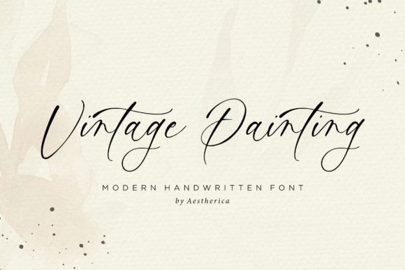 Vintage Painting: A Timeless Typeface for Editorial Design
